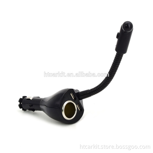 Newest Factory Wholesale Universal Mobile phone car holder + Cigarette Lighter + Dual USB Charger Quick Charging for smart phone